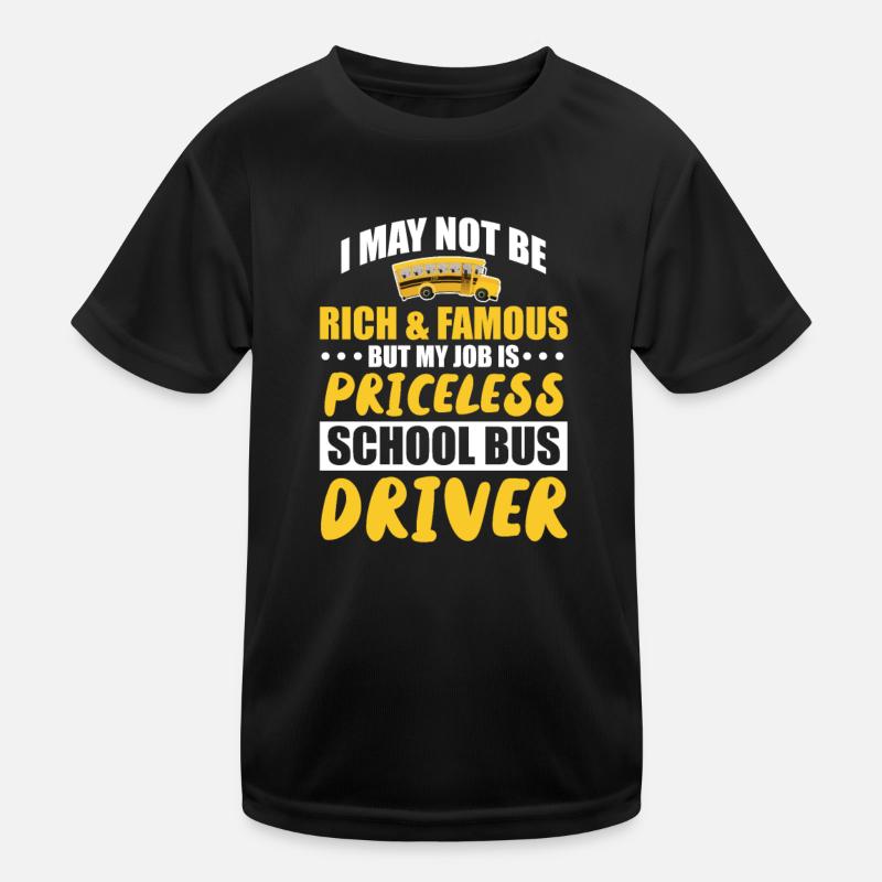 Bus Driver Bus Driver Bus Schuhlbus Gift Kids Functional T-Shirt