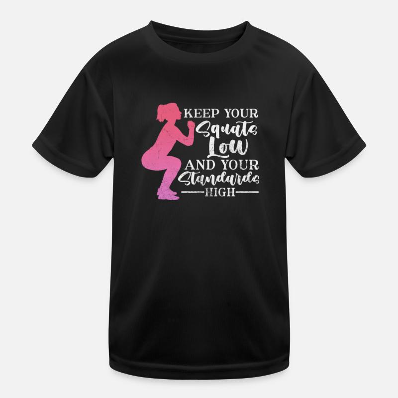 Bodybuilder Kinder Funktions-T-Shirt