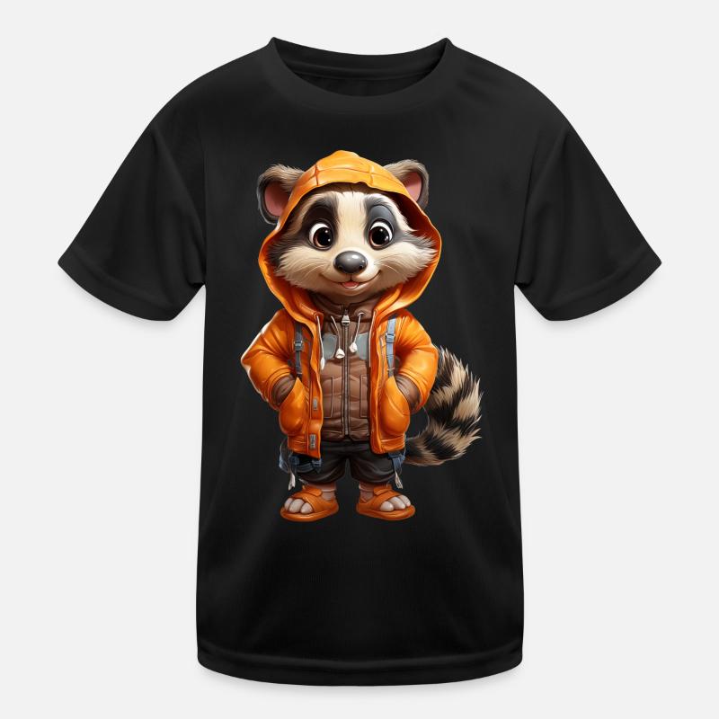Florian the Badger Kids Functional T-Shirt