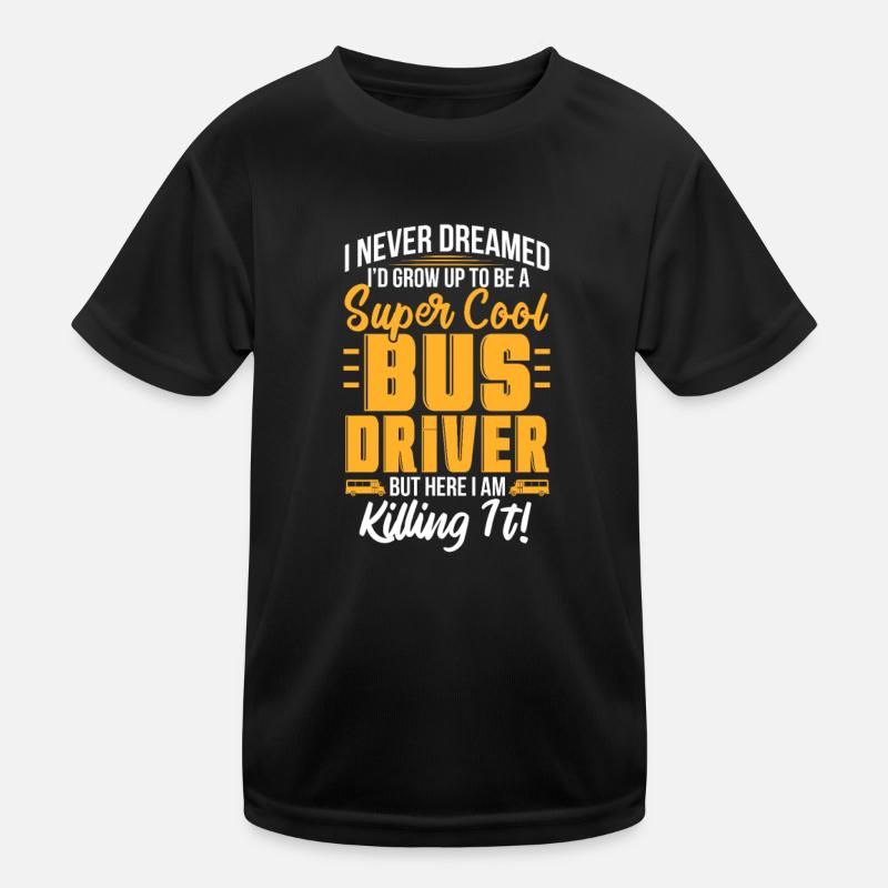 Bus Driver Bus Driver Bus Schuhlbus Gift Kids Functional T-Shirt