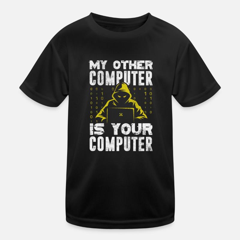 Hacker Kinder Funktions-T-Shirt