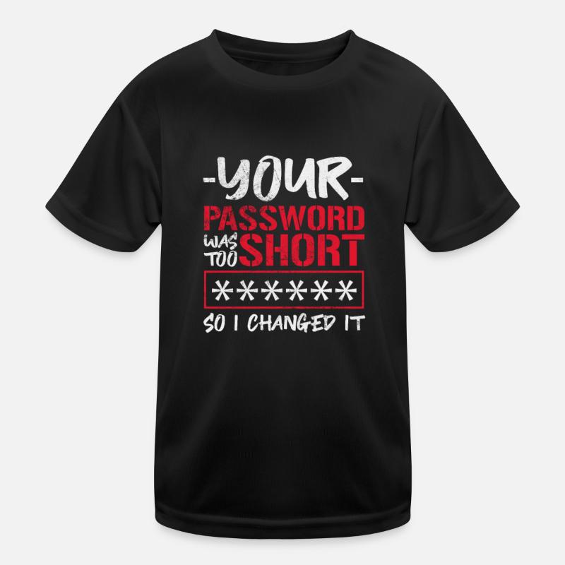 Hacker Kinder Funktions-T-Shirt