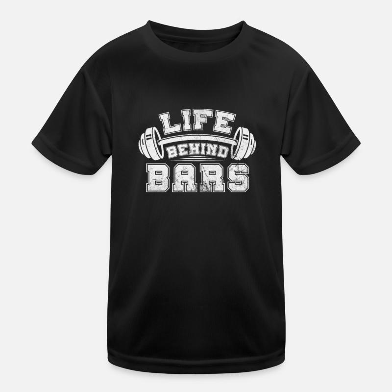 Bodybuilder Kinder Funktions-T-Shirt