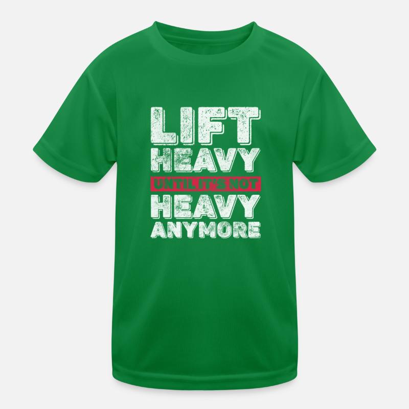 Bodybuilder Kinder Funktions-T-Shirt