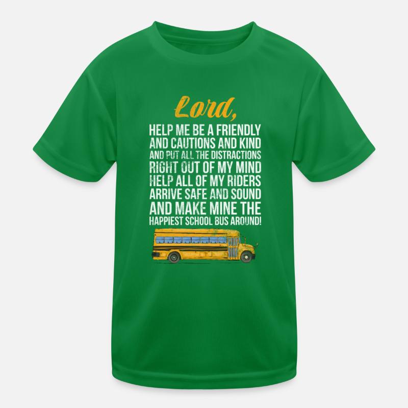 Busfahrer Kinder Funktions-T-Shirt