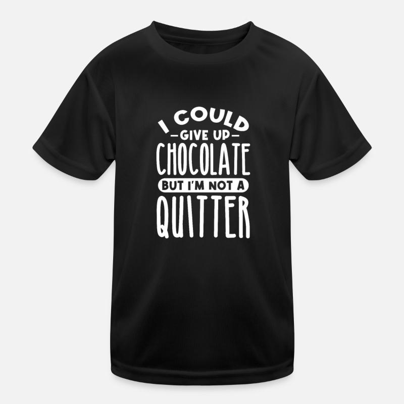 Schokolade Schoko Essen Kakao Geschenk Kinder Funktions-T-Shirt