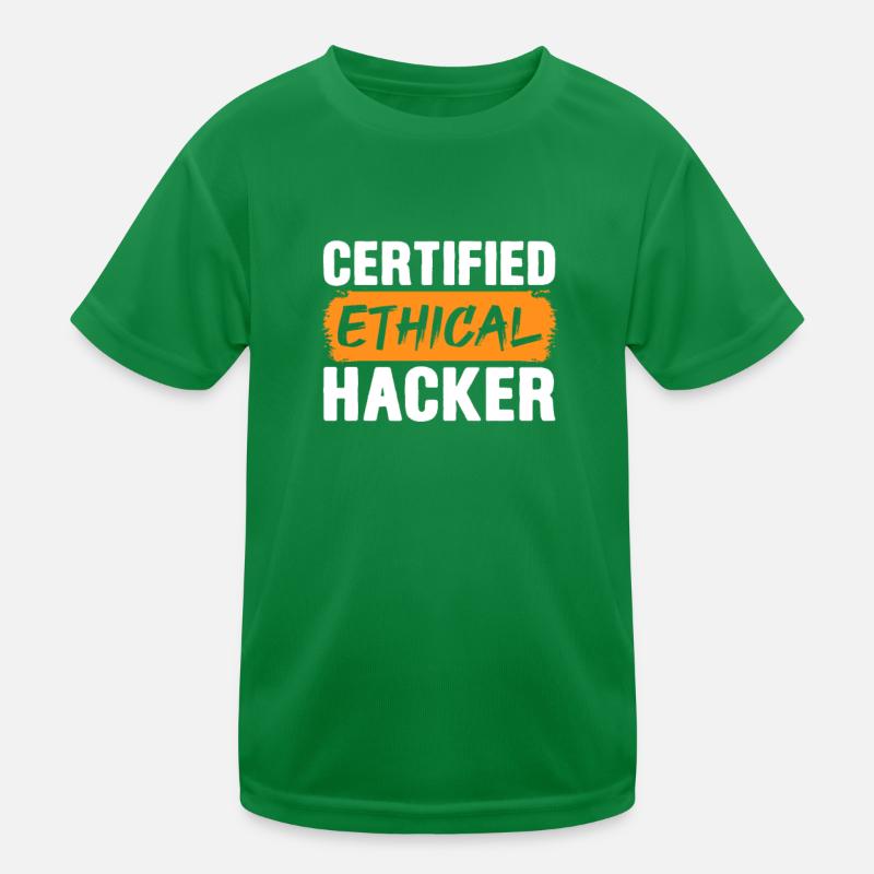 Hacker Coder Computerfreak Nerd Hacking Geschenk Kinder Funktions-T-Shirt