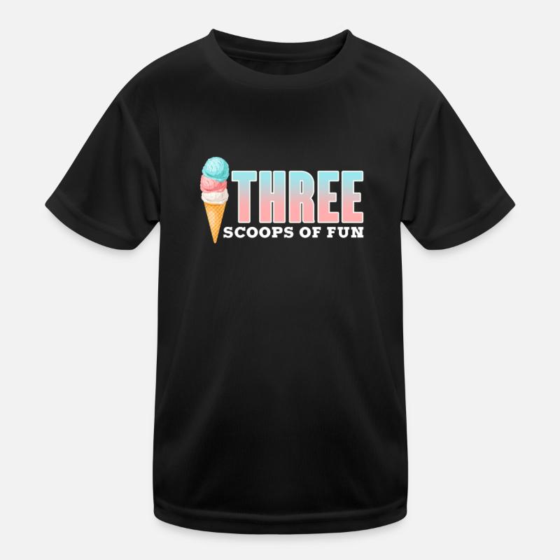 Crème glacée Crème glacée Crème glacée Cadeau d’été T-shirt sport Enfant