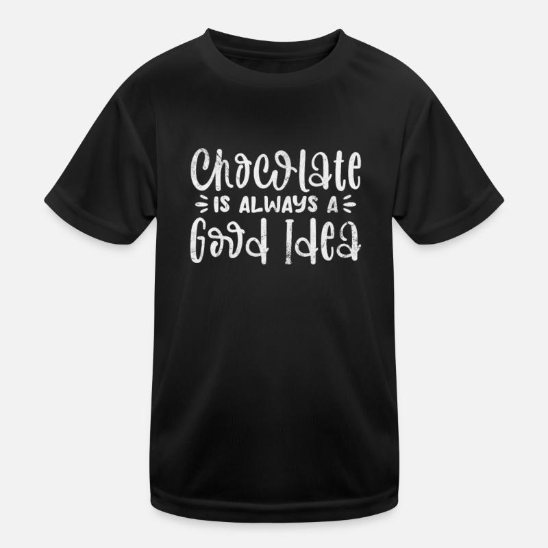 Schokolade Kinder Funktions-T-Shirt