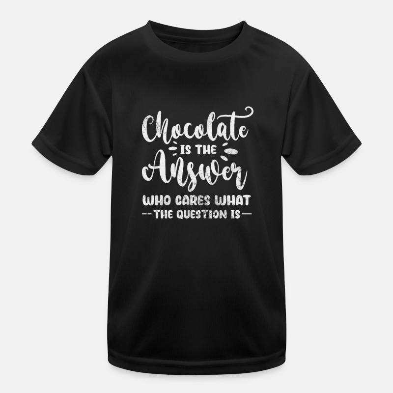 Schokolade Kinder Funktions-T-Shirt