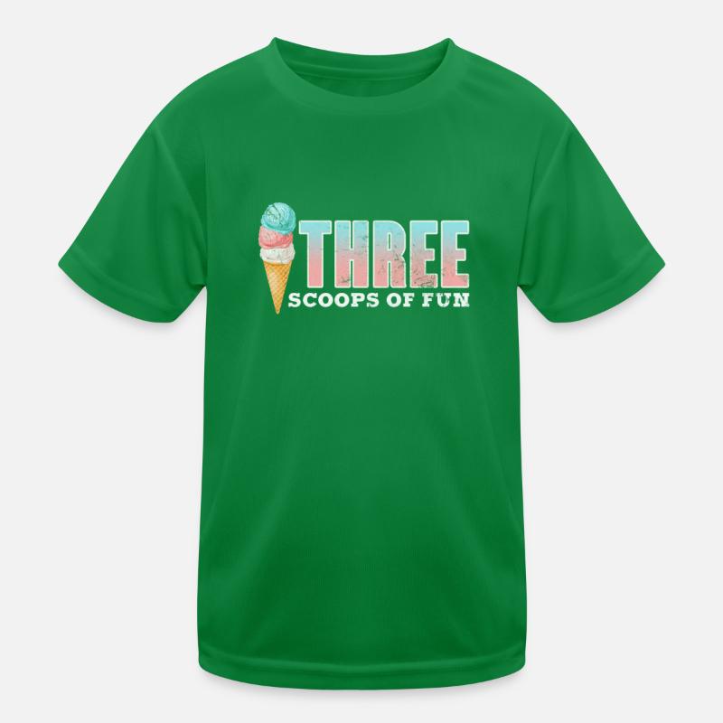 Ice cream Kids Functional T-Shirt