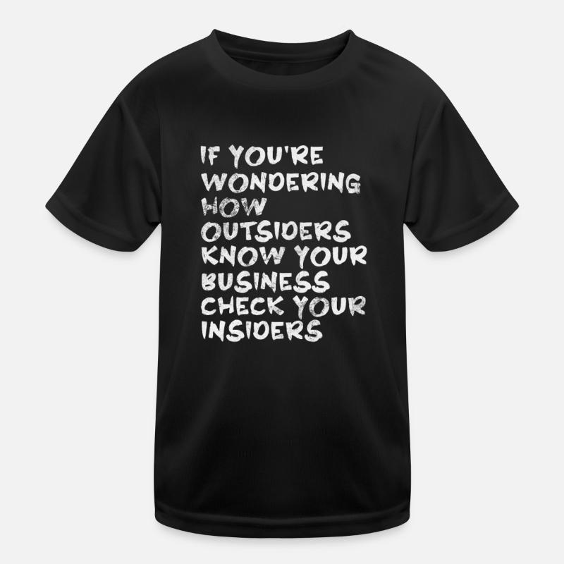 Hacker Kinder Funktions-T-Shirt