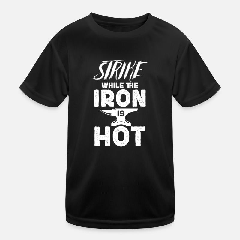 Blacksmith Schiede Anvil Cutler Gift Kids Functional T-Shirt