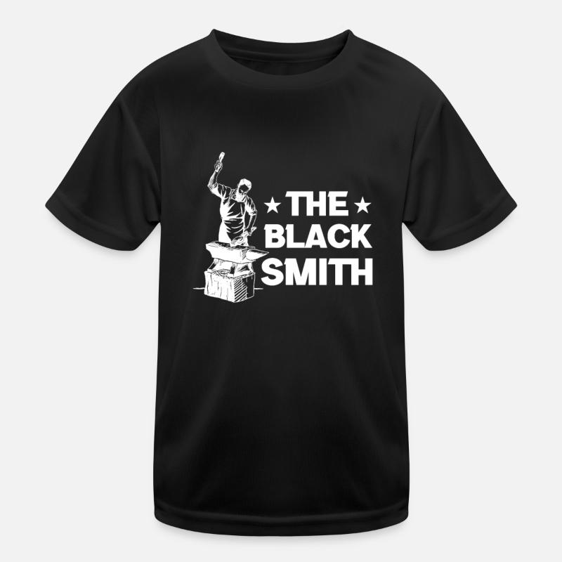 Schmied Schiede Amboss Messerschmied Geschenk Kinder Funktions-T-Shirt