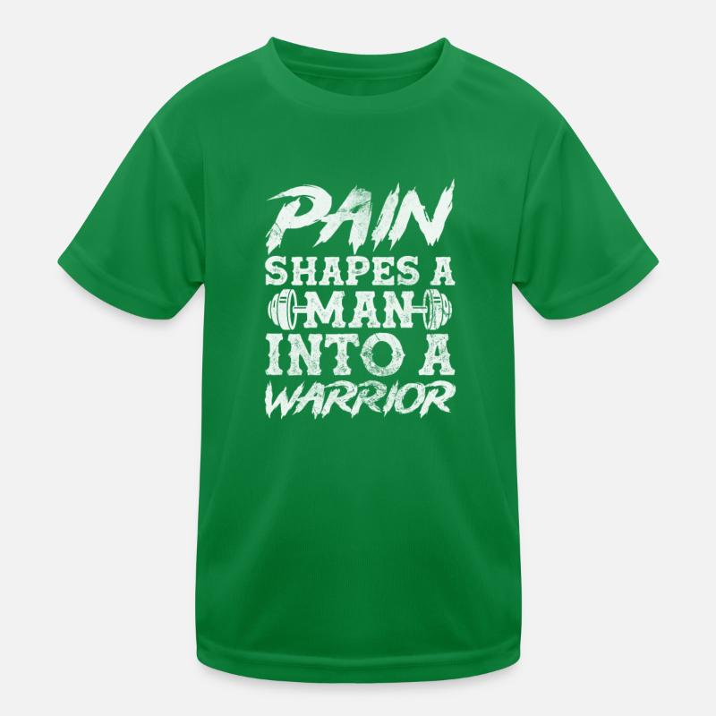 Bodybuilder Kids Functional T-Shirt