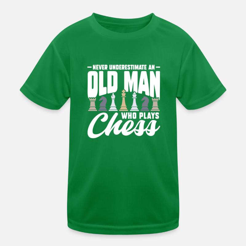 Chess Chessboard Checkmate Chess Player Kids Functional T-Shirt