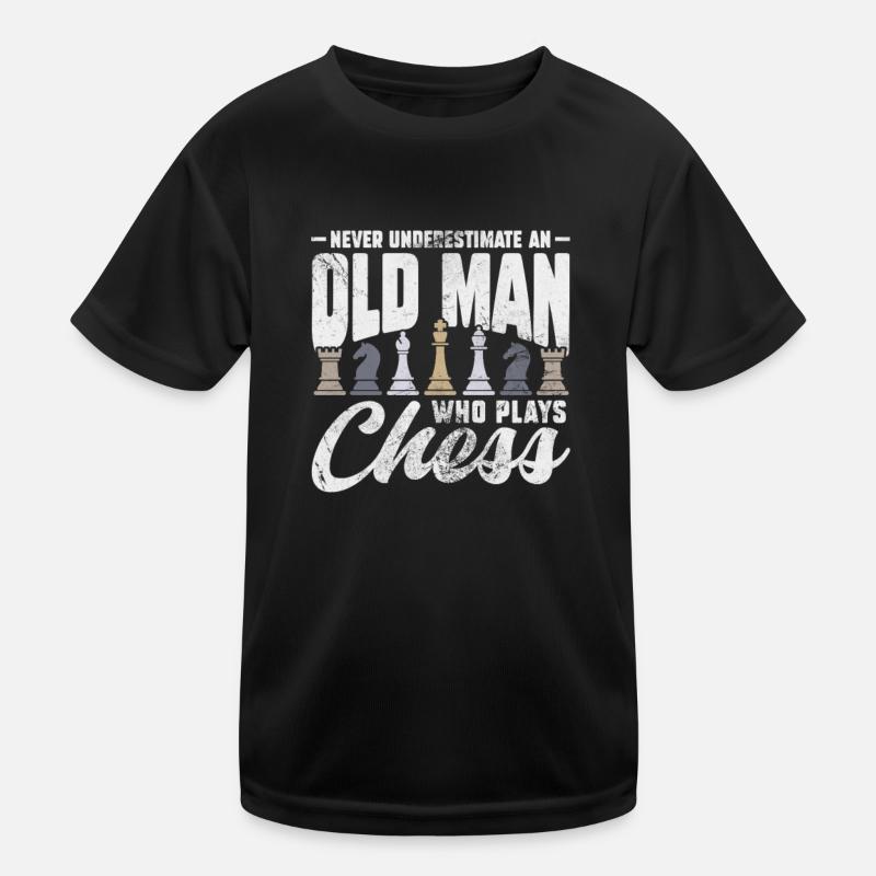 Schach Kinder Funktions-T-Shirt