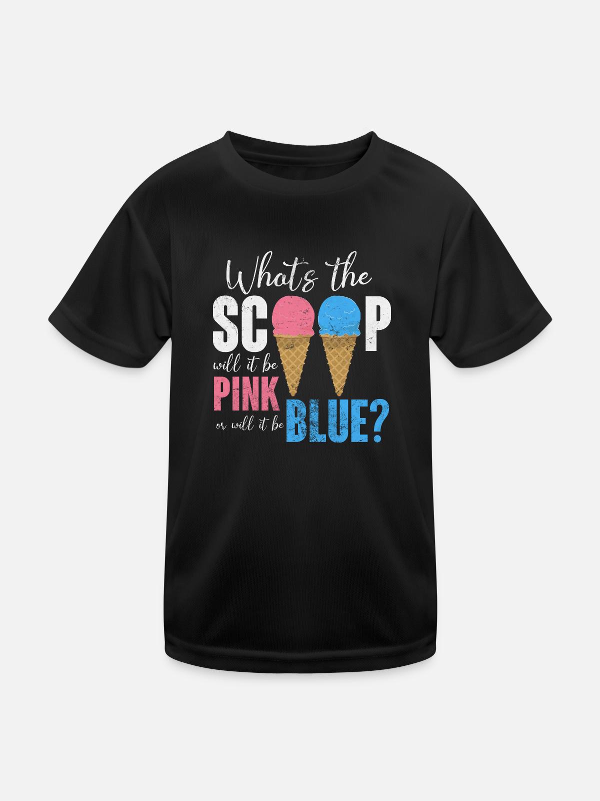 Ice cream - Kids Functional T-Shirt - black - Front