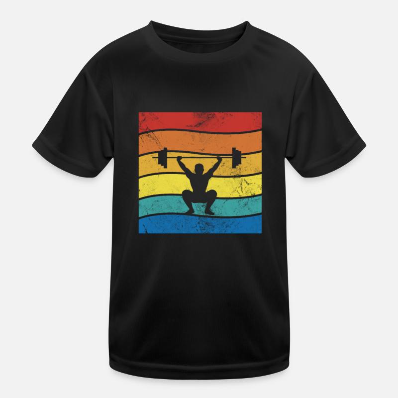 Bodybuilder Kinder Funktions-T-Shirt