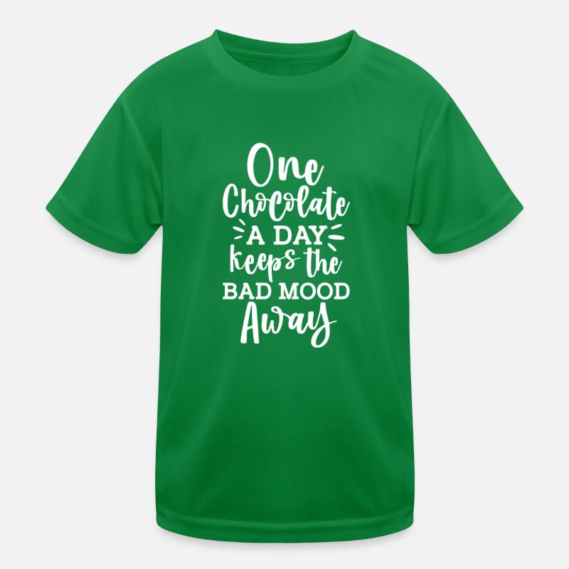 Chocolat Chocolat Nourriture Cacao Cadeau T-shirt sport Enfant