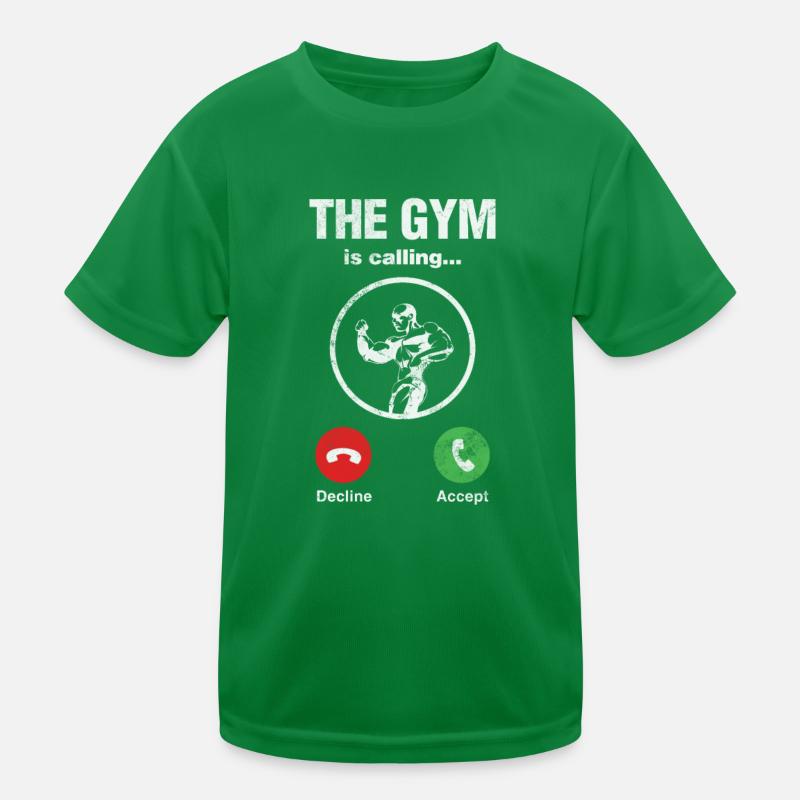 Bodybuilder Kinder Funktions-T-Shirt