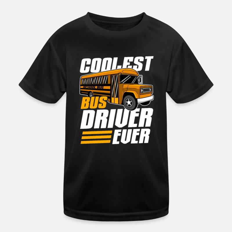 Bus Driver Bus Driver Bus Schuhlbus Gift Kids Functional T-Shirt