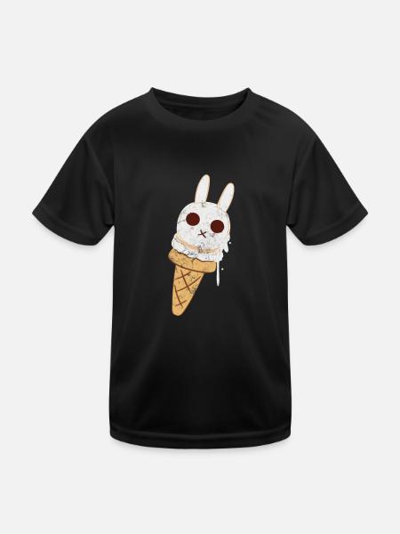 eiscreme - Kids Functional T-Shirt - black - Front