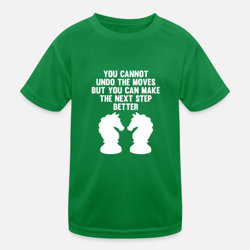 Chess Chessboard Checkmate Chess Player Kids Functional T-Shirt