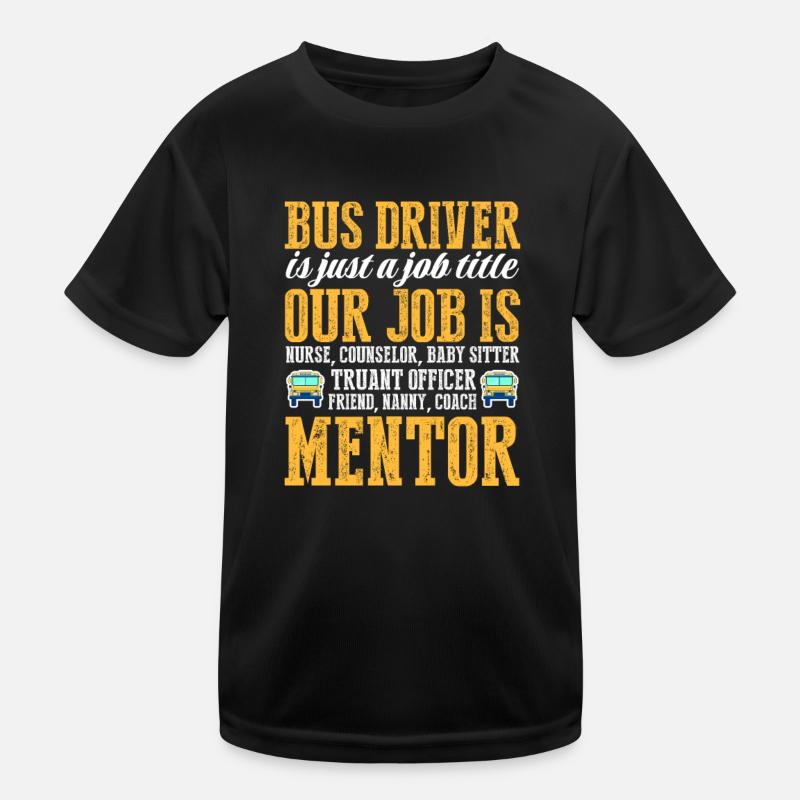 Bus Driver Bus Driver Bus Schuhlbus Gift Kids Functional T-Shirt