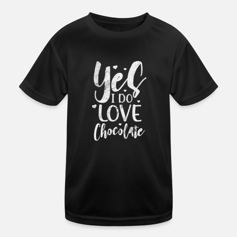 Chocolate - Kids Functional T-Shirt - black