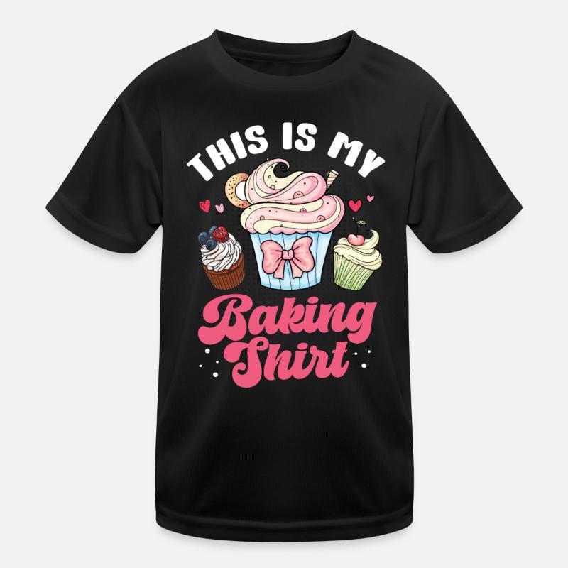 Cupcake Muffin Backen Geschenk Kinder Funktions-T-Shirt