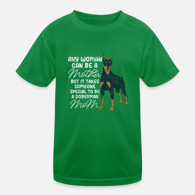 Dobermann Kinder Funktions-T-Shirt