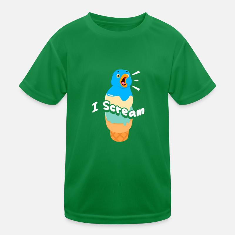 Eiscreme Eis Eiskrem Ice Cream Sommer Geschenk Kinder Funktions-T-Shirt