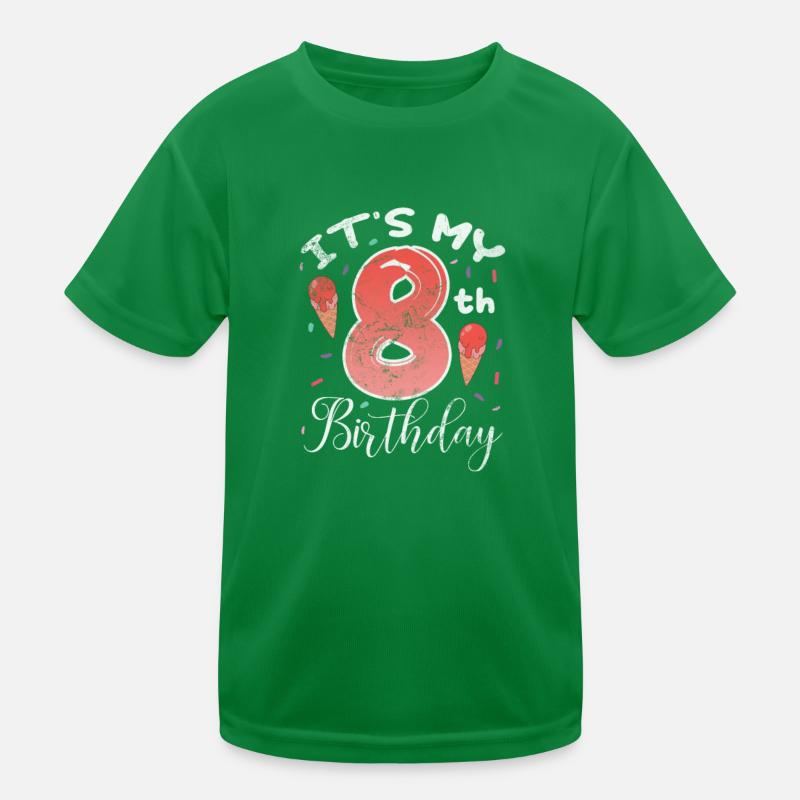 Eiscreme Kinder Funktions-T-Shirt