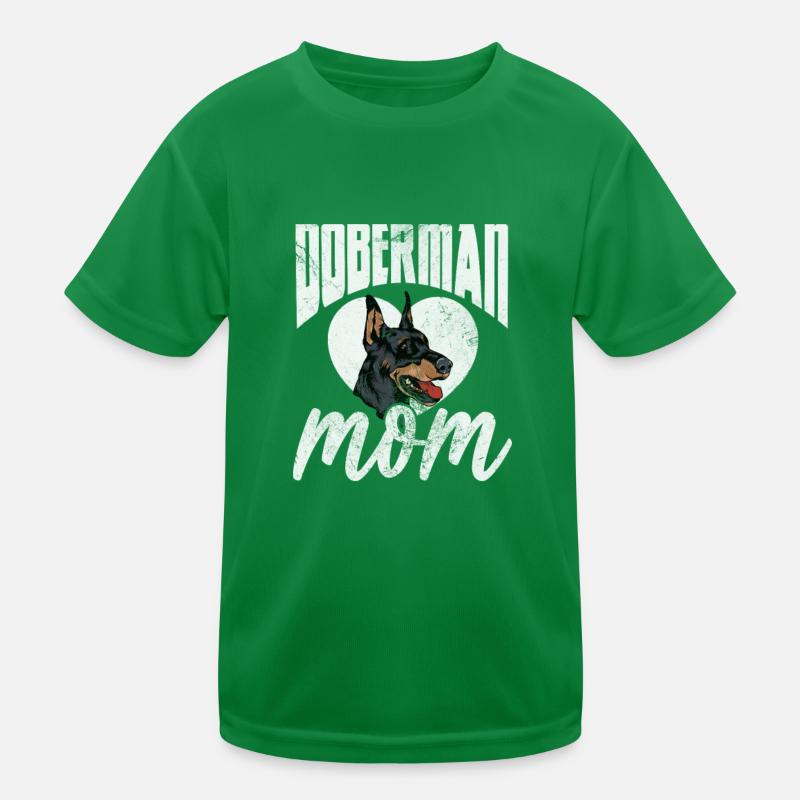 Dobermann Kinder Funktions-T-Shirt