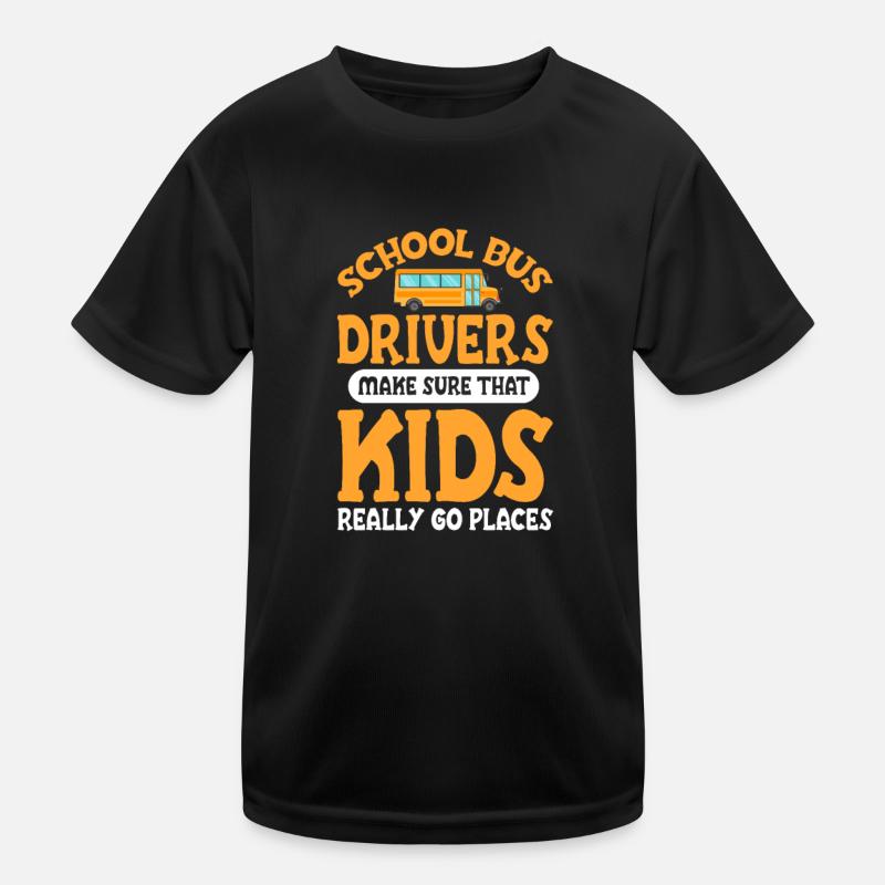 Bus Driver Bus Driver Bus Schuhlbus Gift Kids Functional T-Shirt