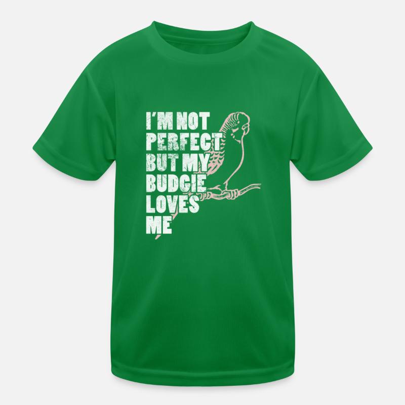 Budgerigar Kids Functional T-Shirt