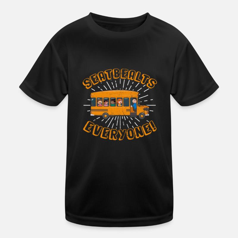 Busfahrer Kinder Funktions-T-Shirt