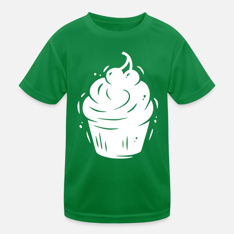 Cupcake Muffin Baking Gift Kids Functional T-Shirt
