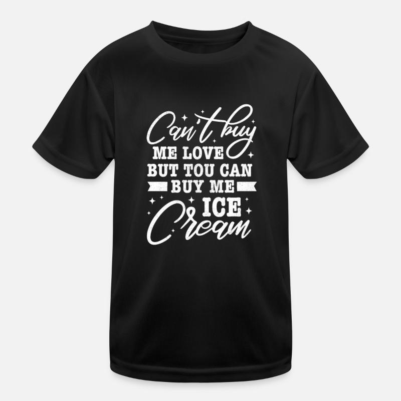 Eiscreme Kinder Funktions-T-Shirt