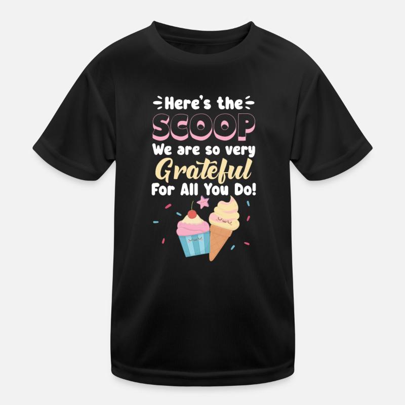 Crème glacée Crème glacée Crème glacée Cadeau d’été T-shirt sport Enfant