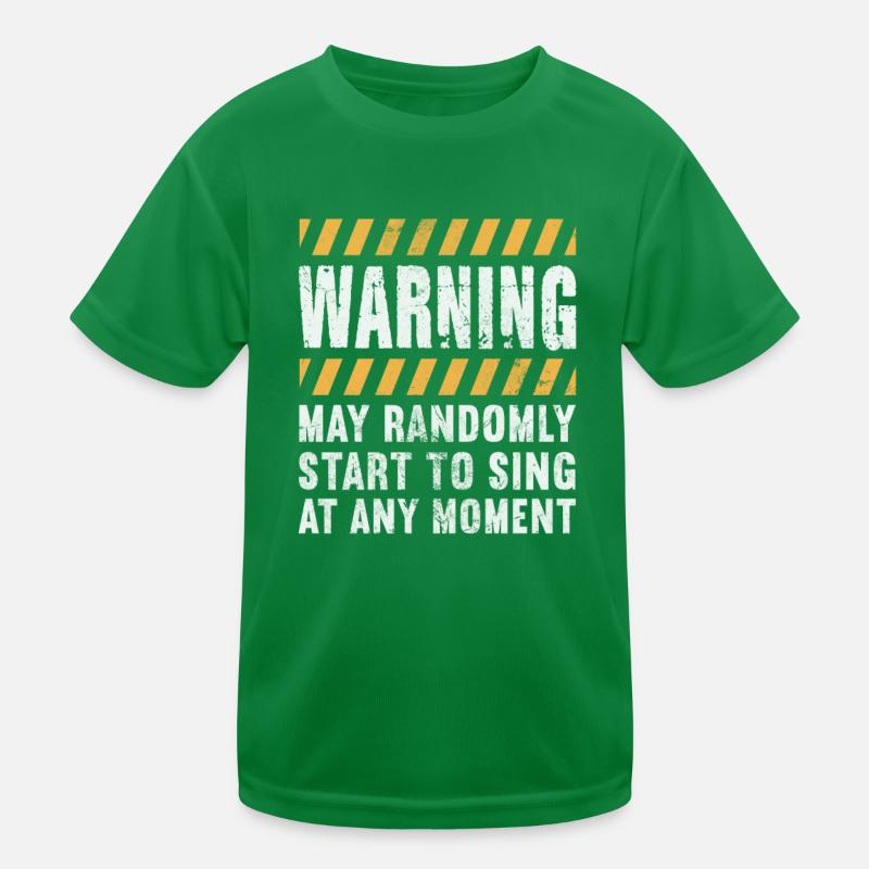 Chanteur T-shirt sport Enfant