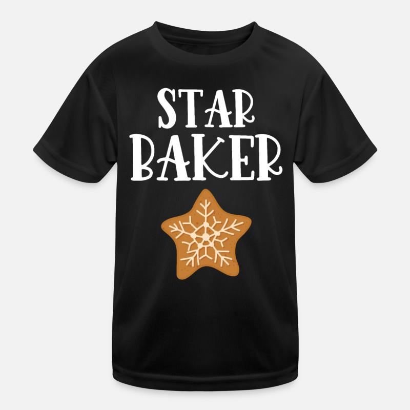 Bäcker Bäckerein Backwaren Backen Geschenk Kinder Funktions-T-Shirt