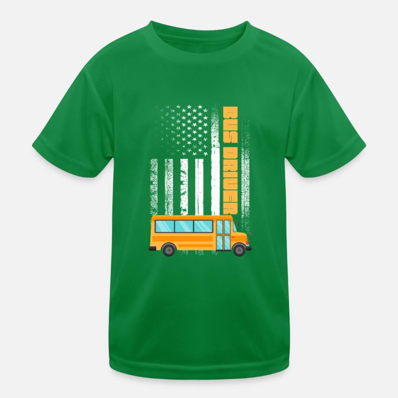 Chauffeur de bus Chauffeur de bus Bus Schuhlbus cadeau T-shirt sport Enfant