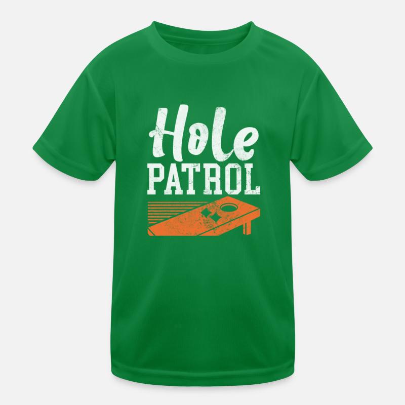 Cornhole Kinder Funktions-T-Shirt