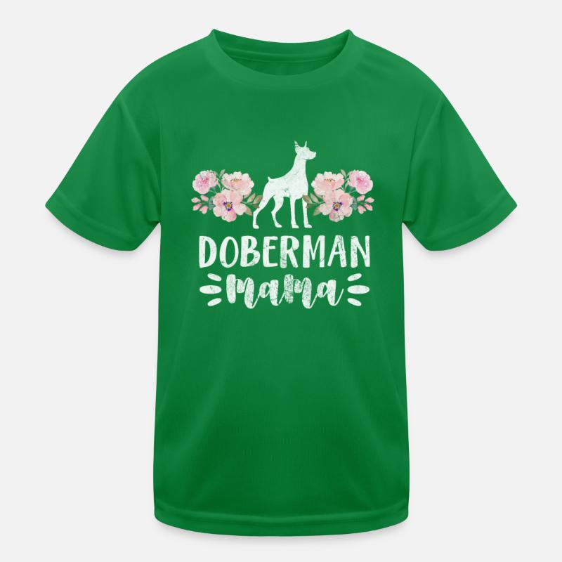 Dobermann Kinder Funktions-T-Shirt
