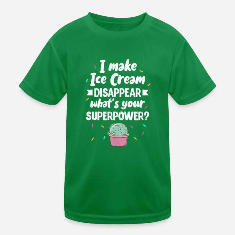 Ice cream Kids Functional T-Shirt
