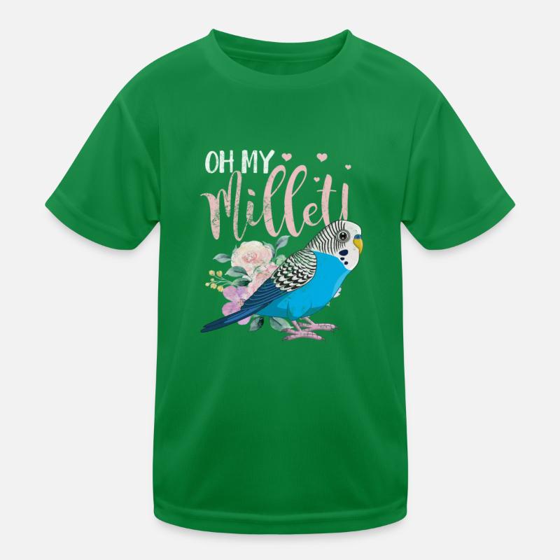 Wellensittich Kinder Funktions-T-Shirt