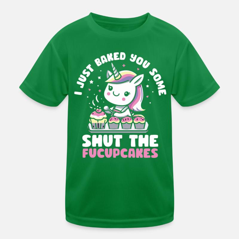 Cupcake Muffin Baking Gift Kids Functional T-Shirt