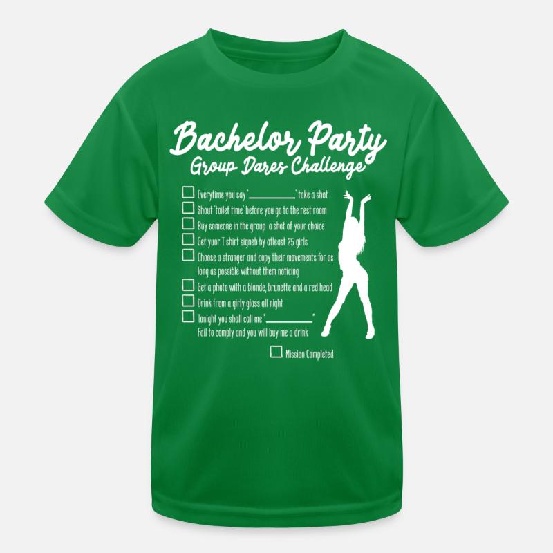 Bachelorette Hen Party Gift Kids Functional T-Shirt